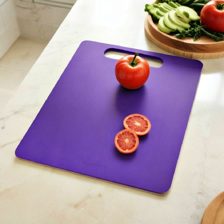 purple cutting board