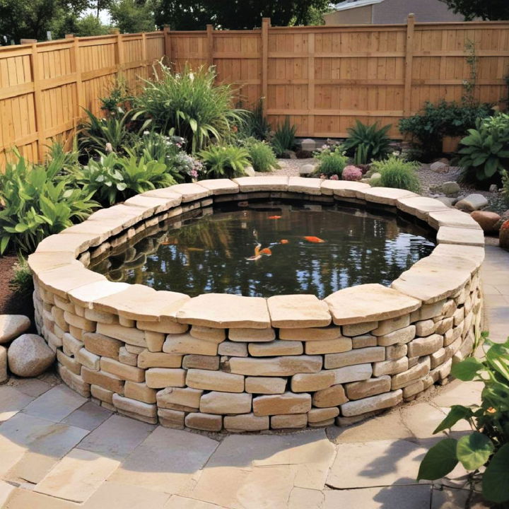 raised fish pond