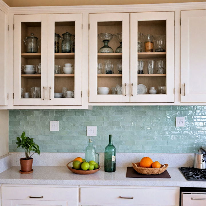 reclaimed glass cabinets