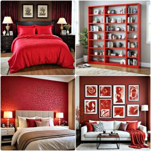 red bedroom ideas