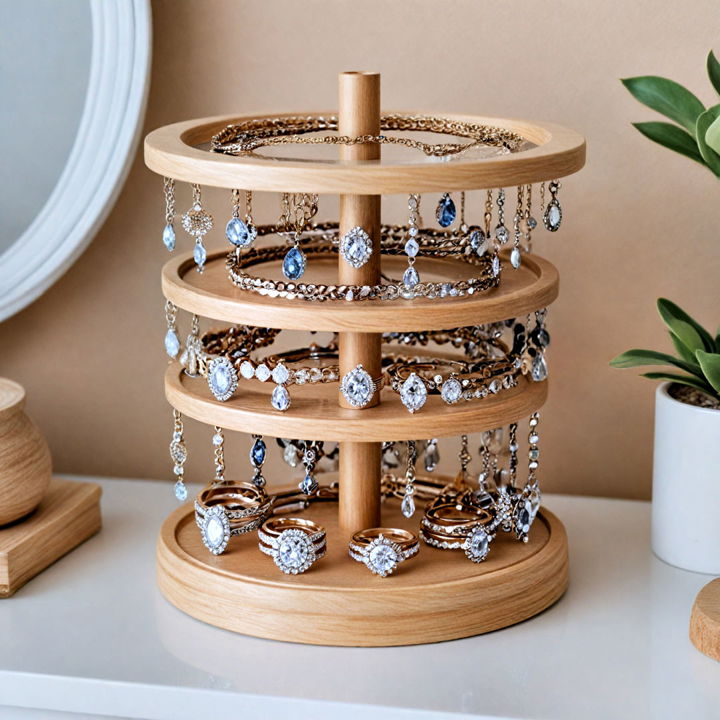 rotating stand for jewelry display