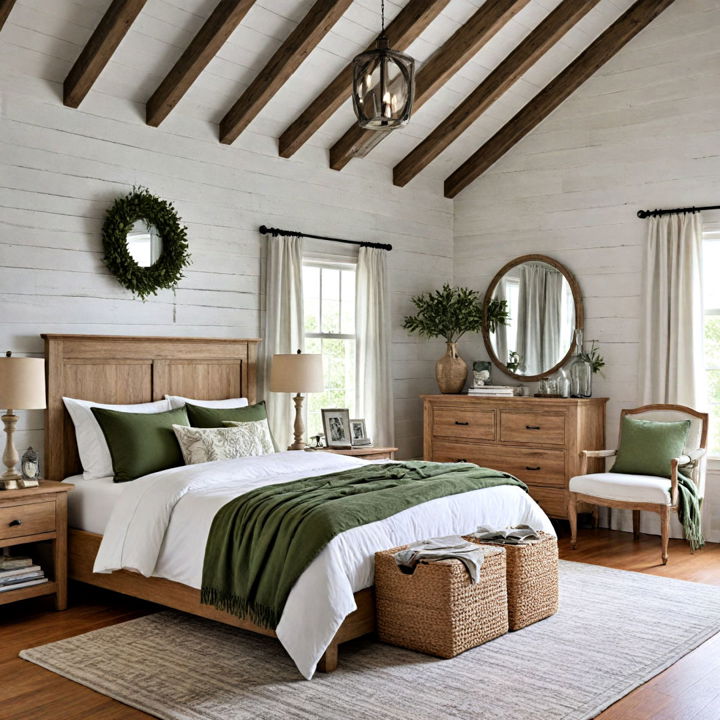 rustic retreat bedroom