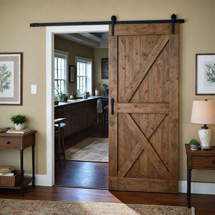 rustic sliding barn door