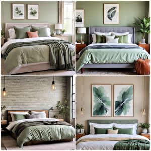 sage green and grey bedroom ideas