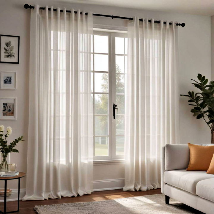 sheer curtains for natural light