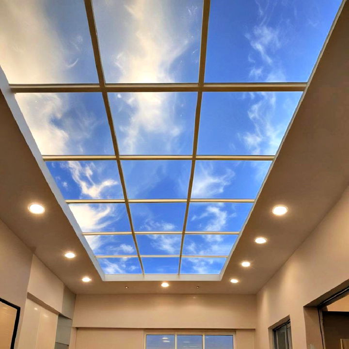 skylight panels to add natural light