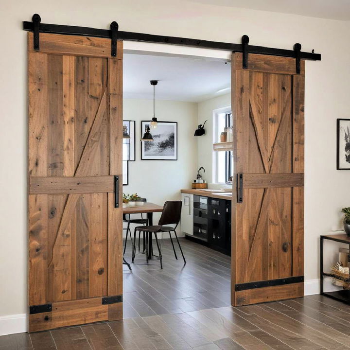 sliding barn doors to save space