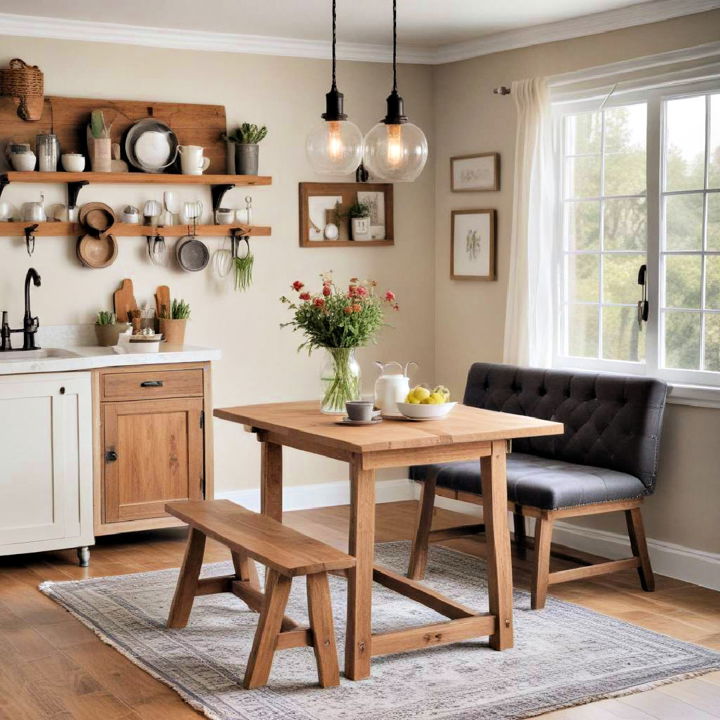 small farmhouse table idea