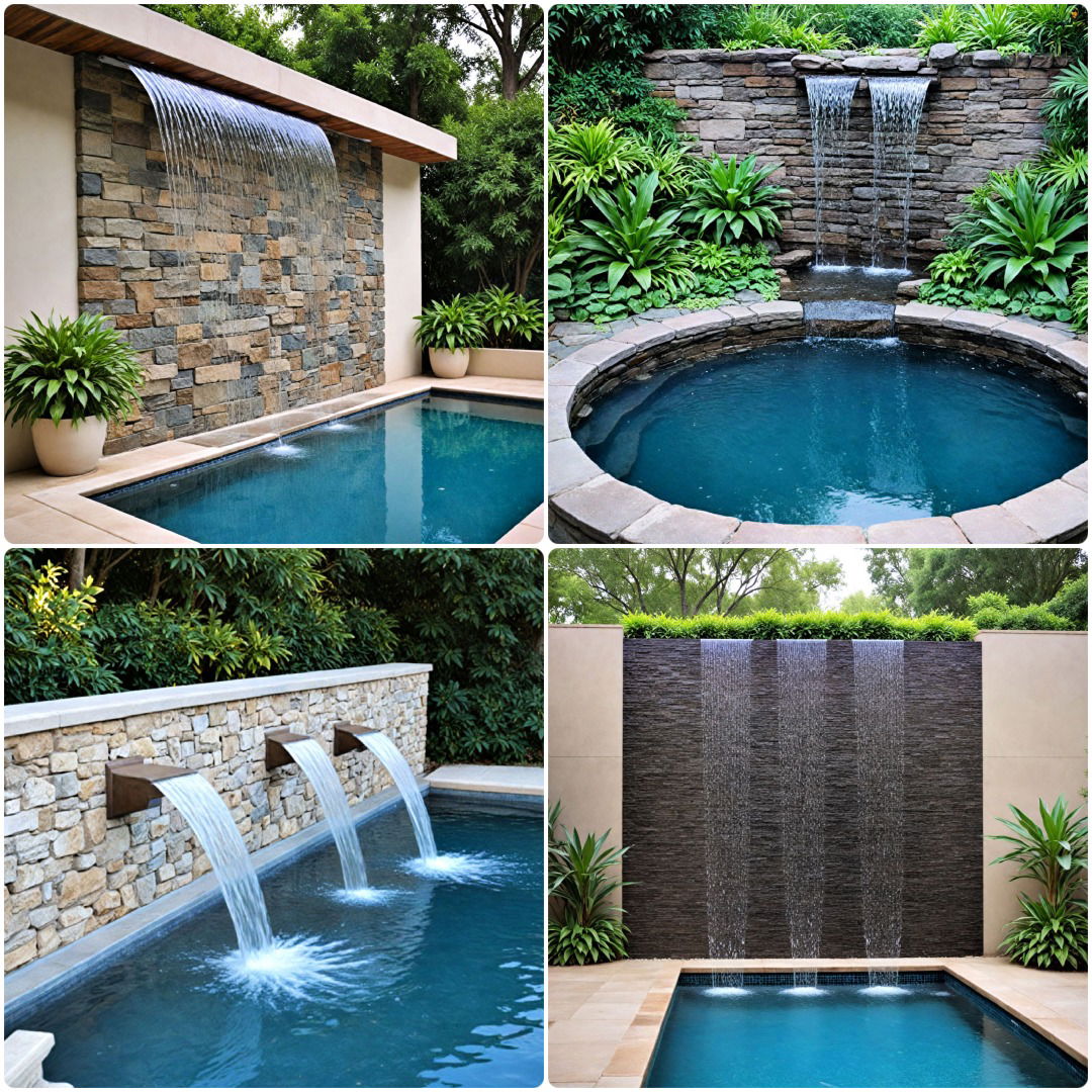 20 Small Pool Waterfall Ideas for Maximum Impact