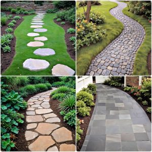 stone walkway ideas