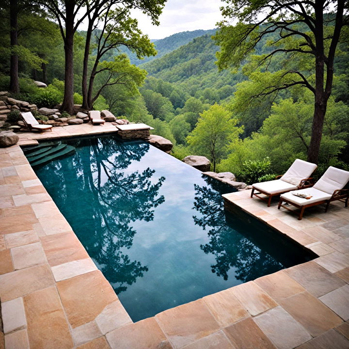 stunning infinity edge pool