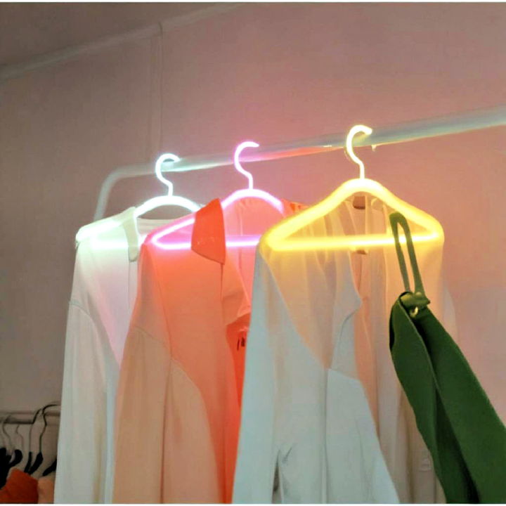 stylish and functional lighted hangers