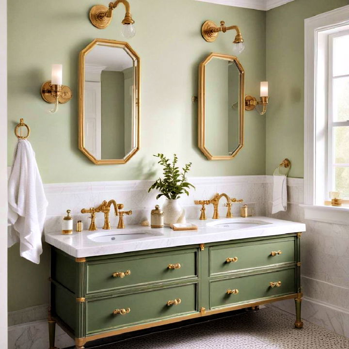 stylish brass fixtures for any bathroom