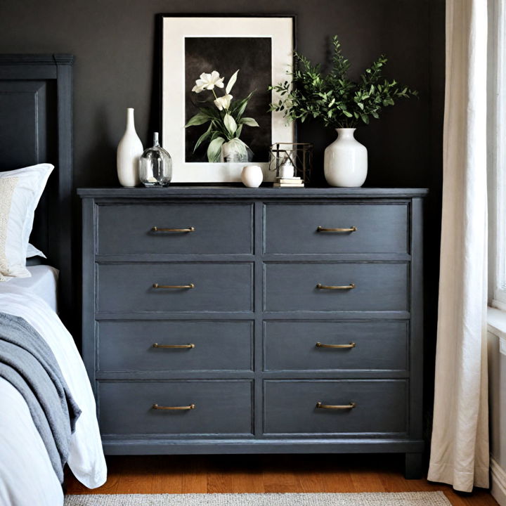 stylish dark grey dressers