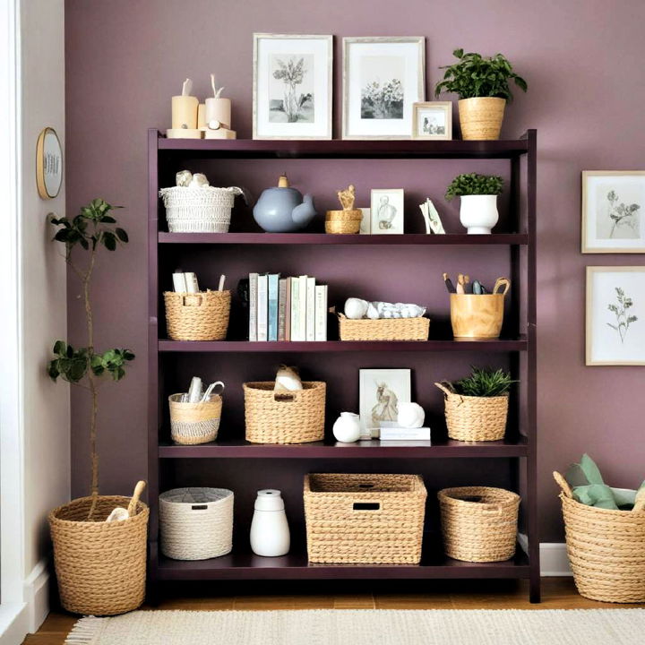 stylish plum storage solutions