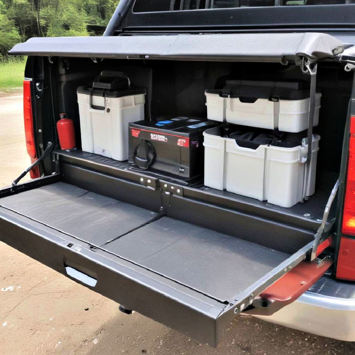 tailgate storage for truck bed