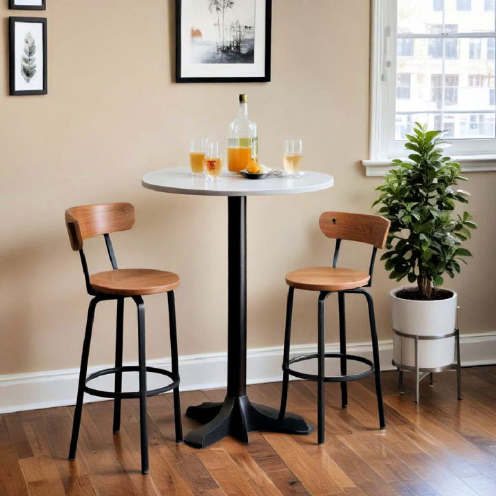 tall bistro table design