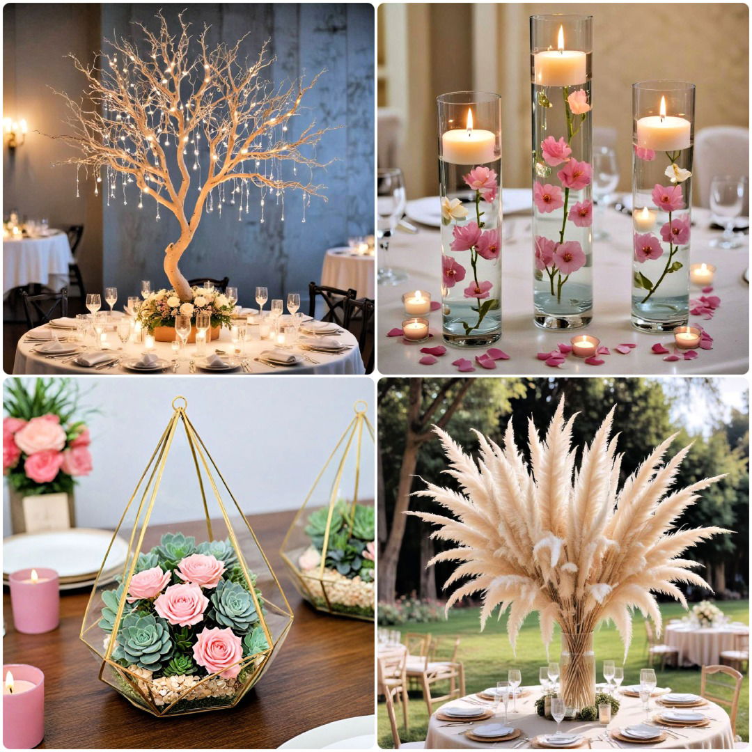 25 Tall Wedding Centerpiece Ideas for A Grand Reception