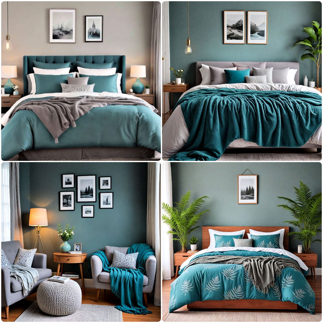 15 Teal and Grey Bedroom Ideas for Trendsetters