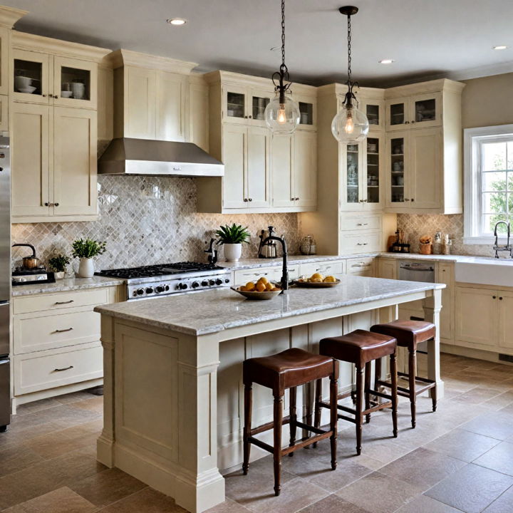 transitional style kitchen