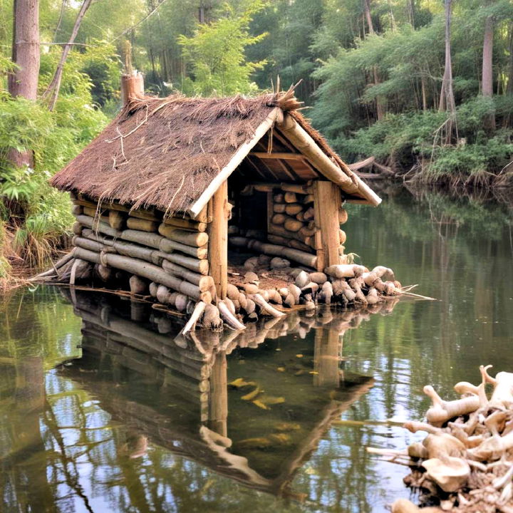 underwater shelter for ducks