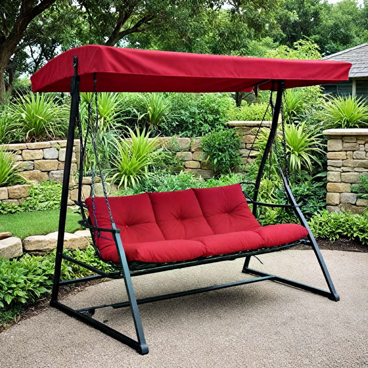 unique hammock bench for garden