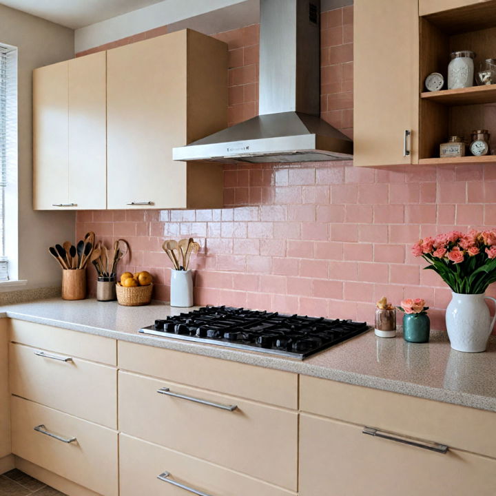 versatile pairing with beige kitchen cabinets