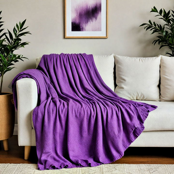 vibrant throw blankets for living room