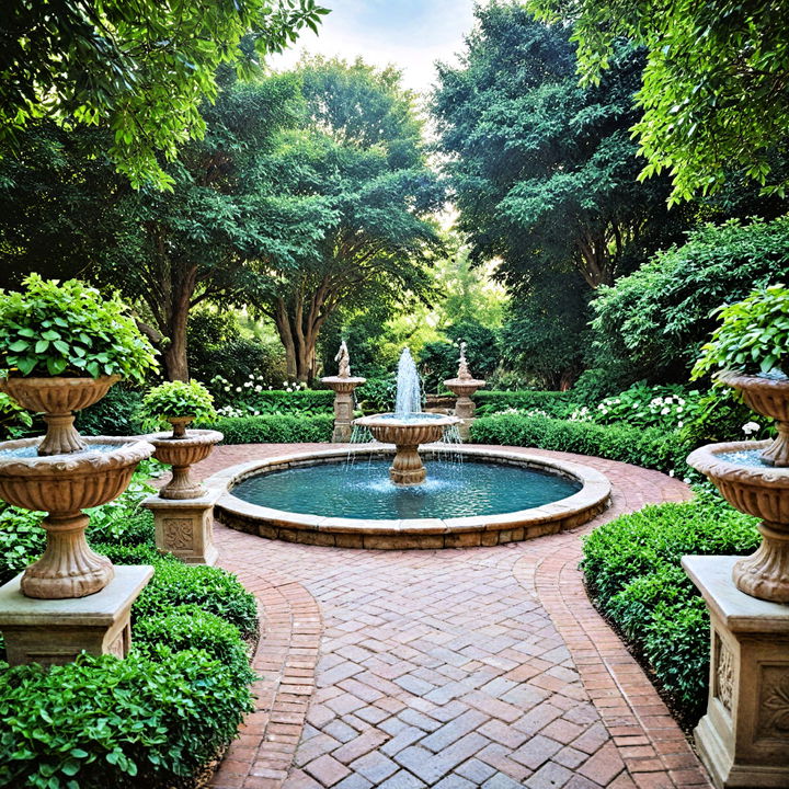 water features for formal garden