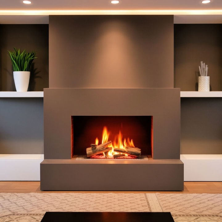 water vapor fireplace idea