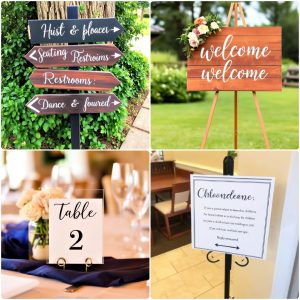 wedding sign ideas