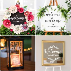 wedding welcome sign ideas