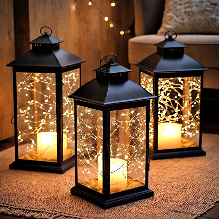 whimsical fairy light lanterns