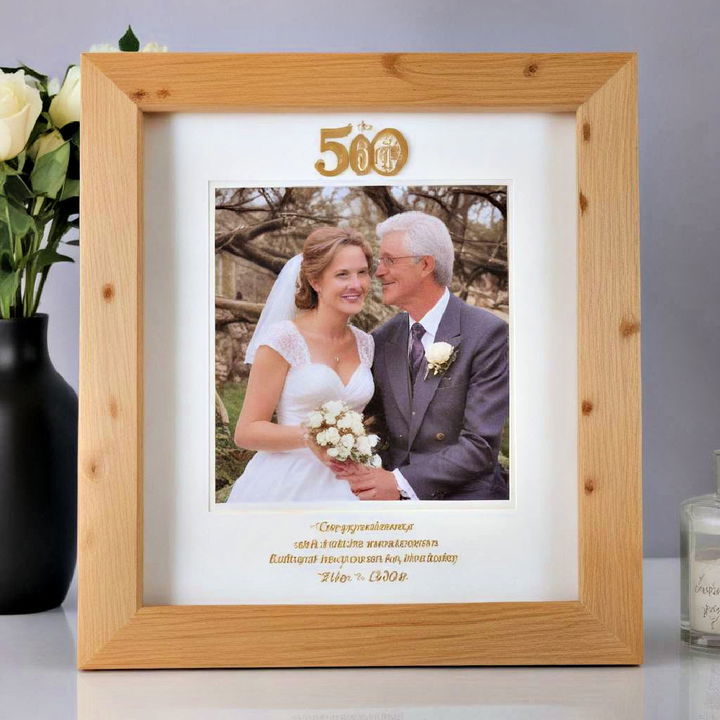 wonderful 50th anniversary frame