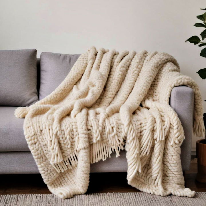 wool blankets for living room