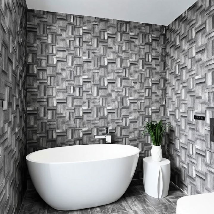 3d grey tile to add dimension