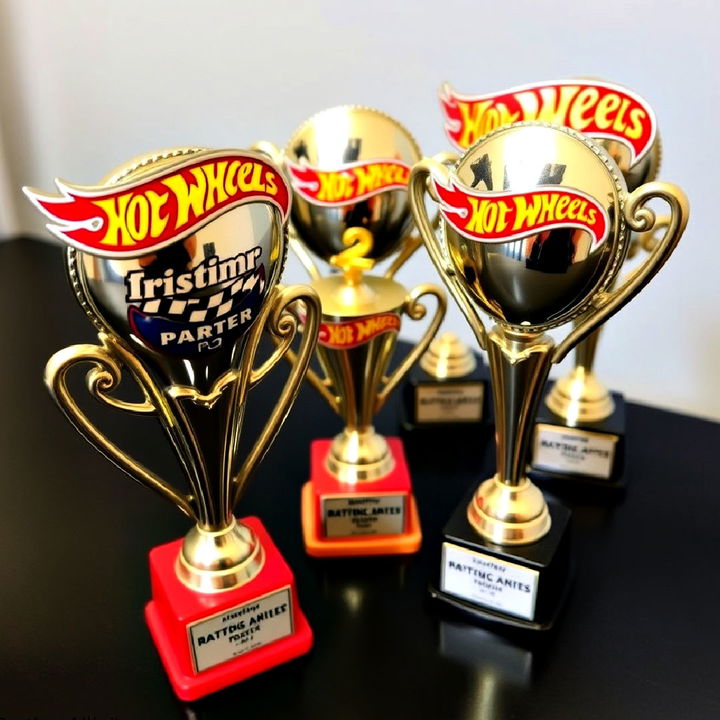 DIY hot wheels trophy craft