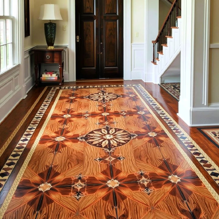 Patterned Inlay wood floor