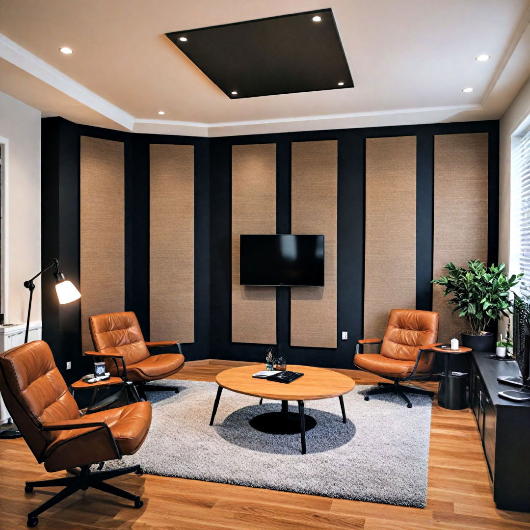 acoustic wall panels to reduce echoes