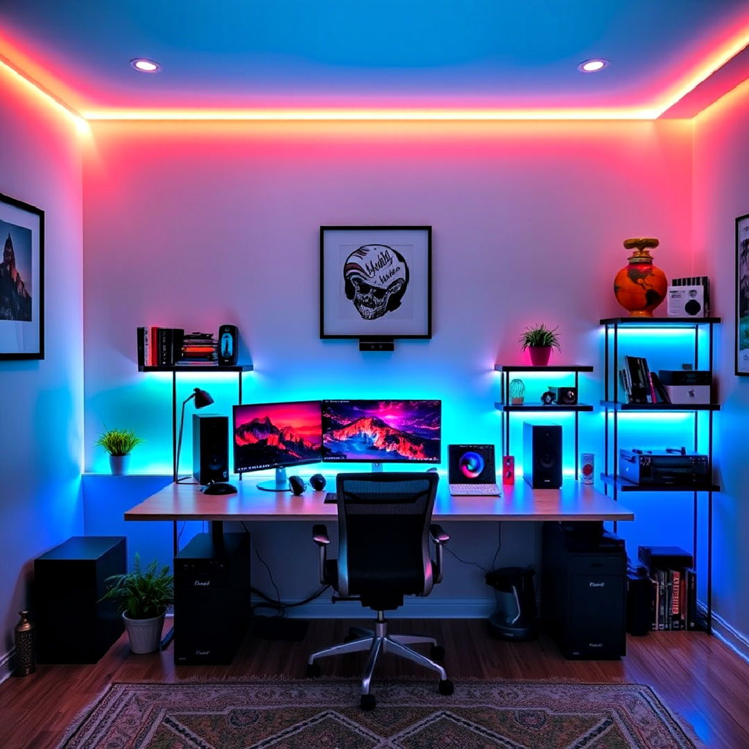 ambient lighting for a soft glow