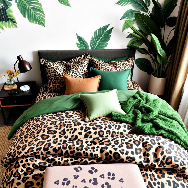 animal print bedding