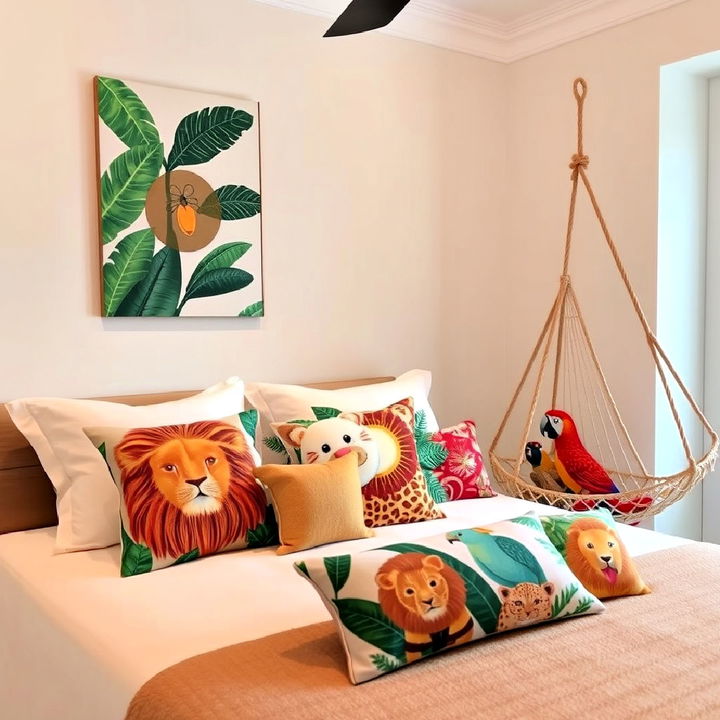 animal themed decorative pillows