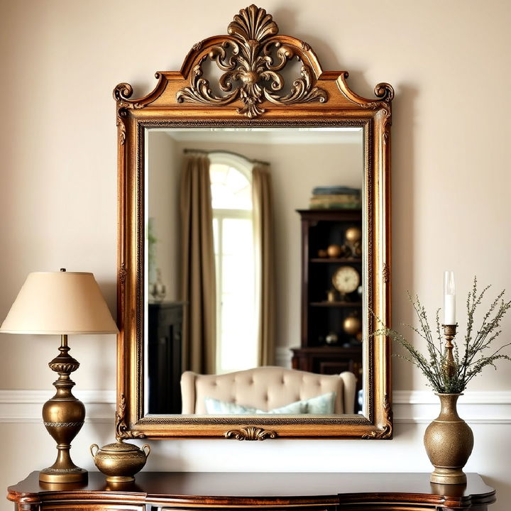 antique mirror for dining room