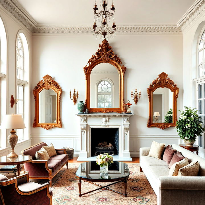 antique mirrors for opulent reflection