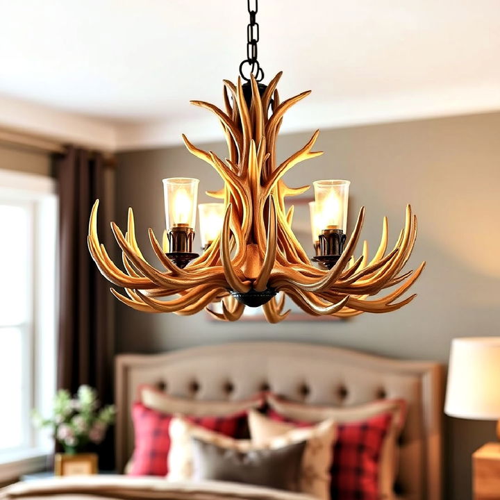 antler lighting fixtures for bedroom