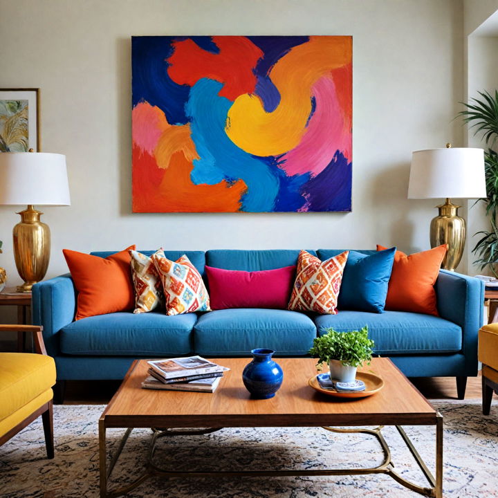 art and accessories for living room