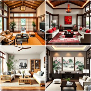 asian living room ideas