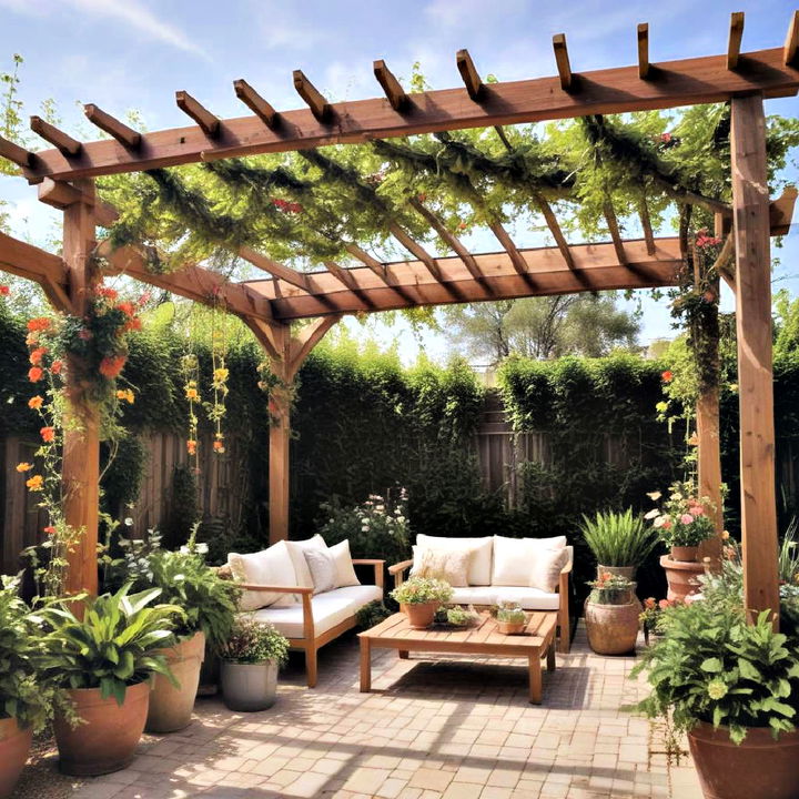 backyard plants around your pergola