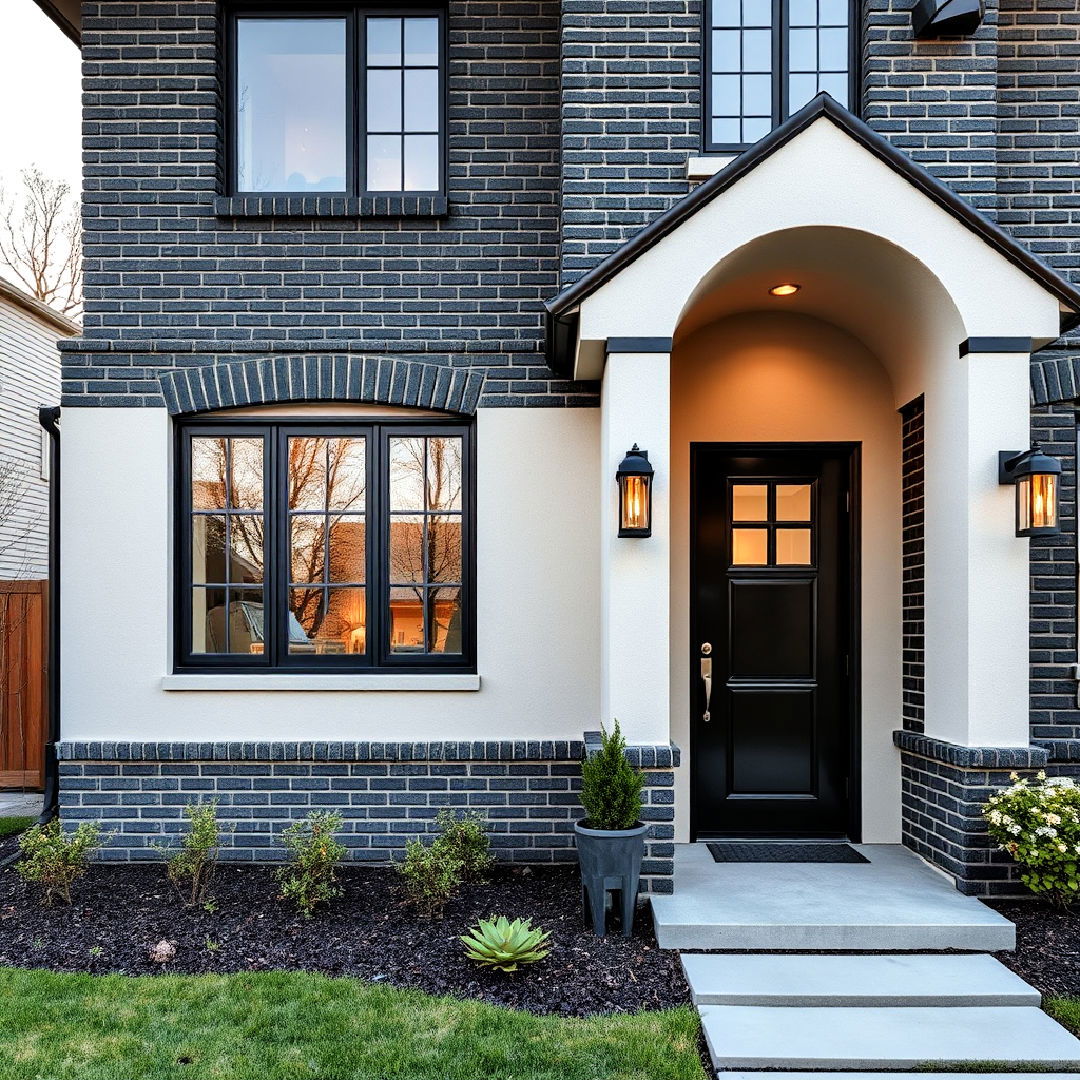 40 Black Brick House Exteriors for Curb Appeal