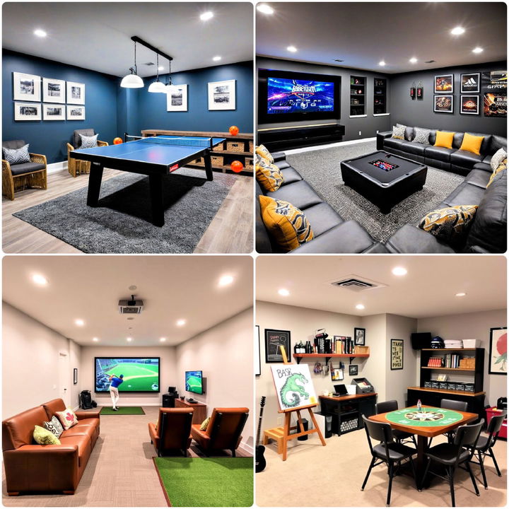 basement game room ideas